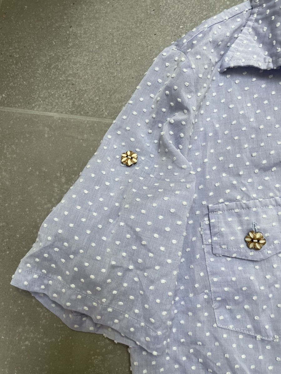 Camicette: ALLES RAUS Sommerbluse Baumwolle – Usato da Kloten venduto da simones.thriftshop 7