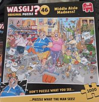 Wasgij Original Puzzle 46 "Middle Aisle Madness" 1000 Teile