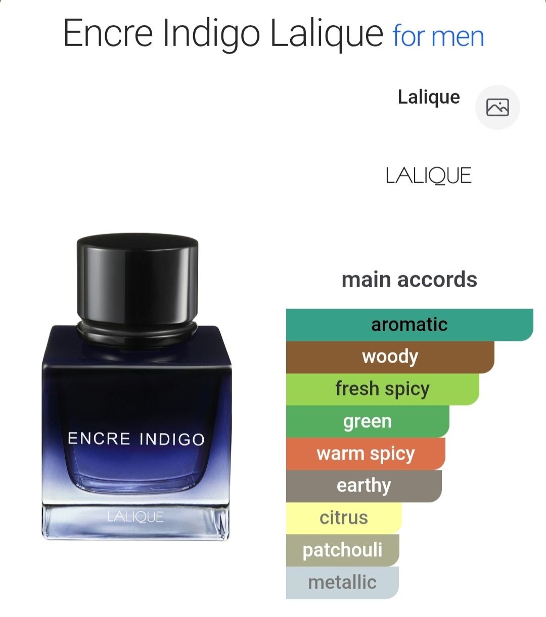 Lalique Parfum & Eau de Toilette: LALIQUE Encre INDIGO – Neu (gemäss Beschreibung) aus Utzigen von DRAGONY23 2