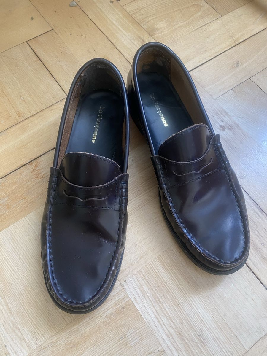 La Garçonne Damenschuhe: Loafers Brown, Burgundy Leather – Gebraucht aus Bern von alexjop