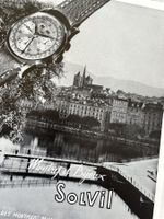 Solvil Watch - 3 alte Werbungen / Publicités 1947/48