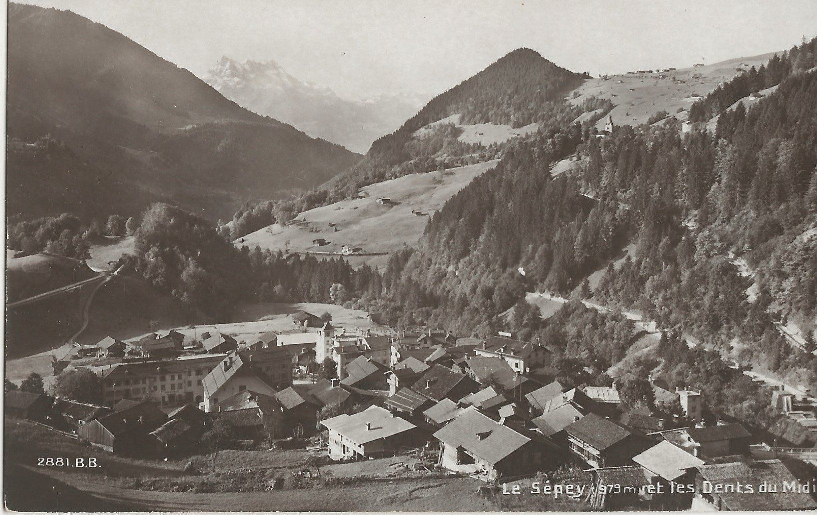 Cartoline postali: Le Sépey, Fotokarte, Ormont-Dessous – Usato da Frauenfeld venduto da Merk52