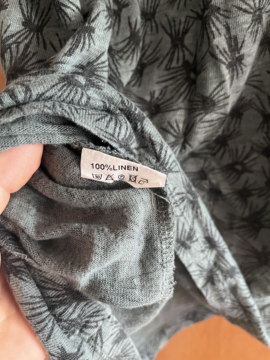 Vestiti: 100% Linen Patterned Summer Dress Size M/L – Usato da Zürich venduto da chisabella 3