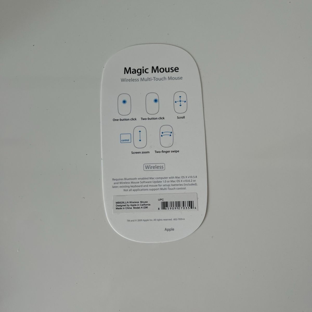 Apple Maus: Apple Magic Mouse - Kabellose Maus – Gebraucht aus Zürich von art_w65h 2