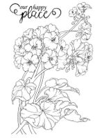 Silikonstempel Nr.648, Blume