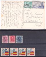 Spanien Lot: 1 Beleg + Marken