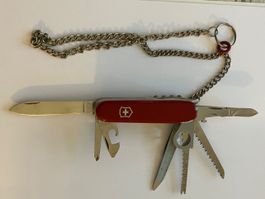 Victorinox Taschenmesser gross mit Kette rot
