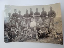 Historisches Foto Militärgruppe Uniformen Zustand gut R35