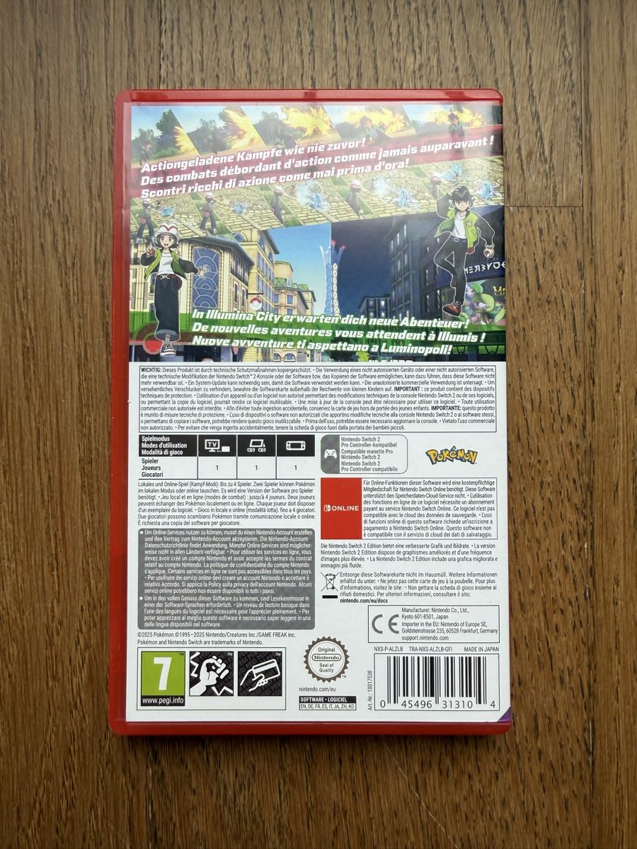 Pokémon Giochi: Pokémon Legenden ZA - Switch 2 – Usato da Läufelfingen venduto da VioletterStern 2