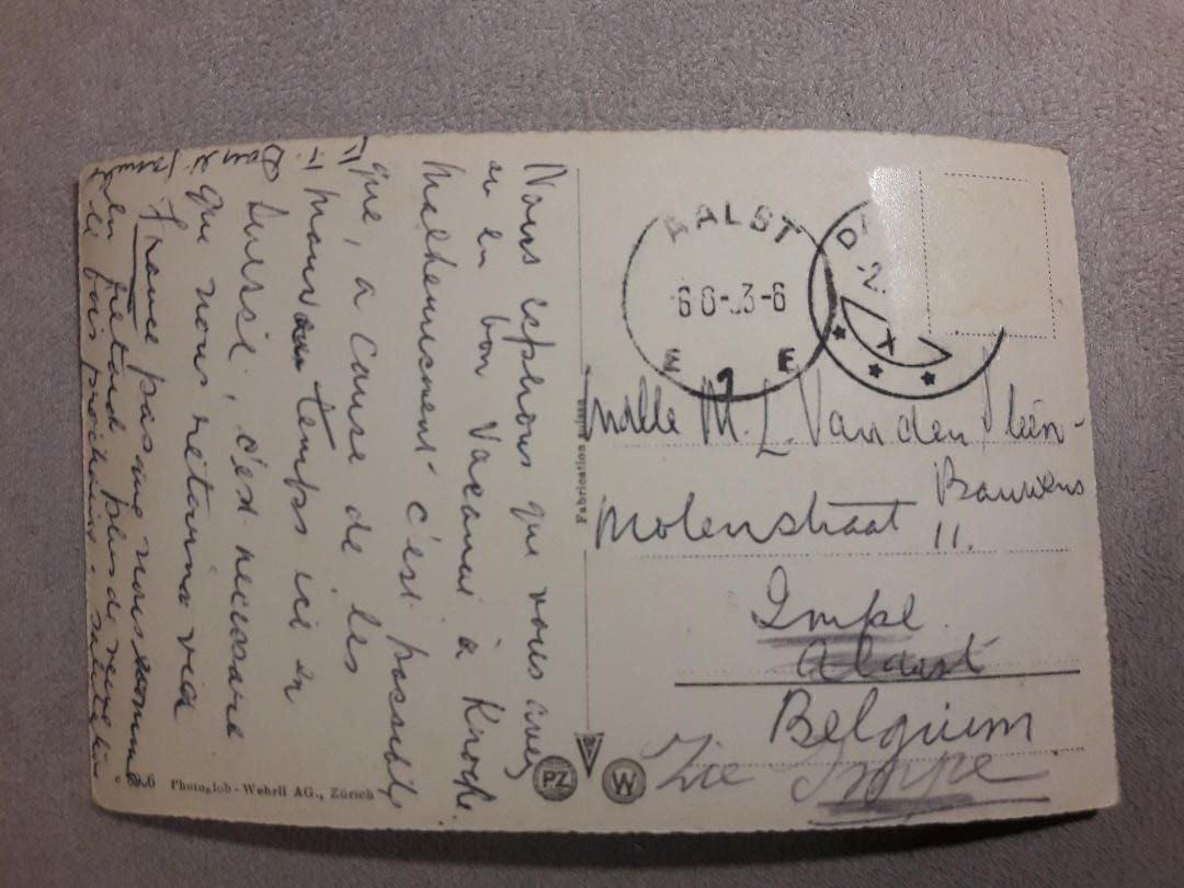 Cartoline postali: ZUG  -  Altstadt mit Rigi – Usato da Delémont venduto da Domdom1 1