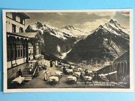 Schynige-Platte mit Wetterhorn und Schreckhorn - belebt!!!