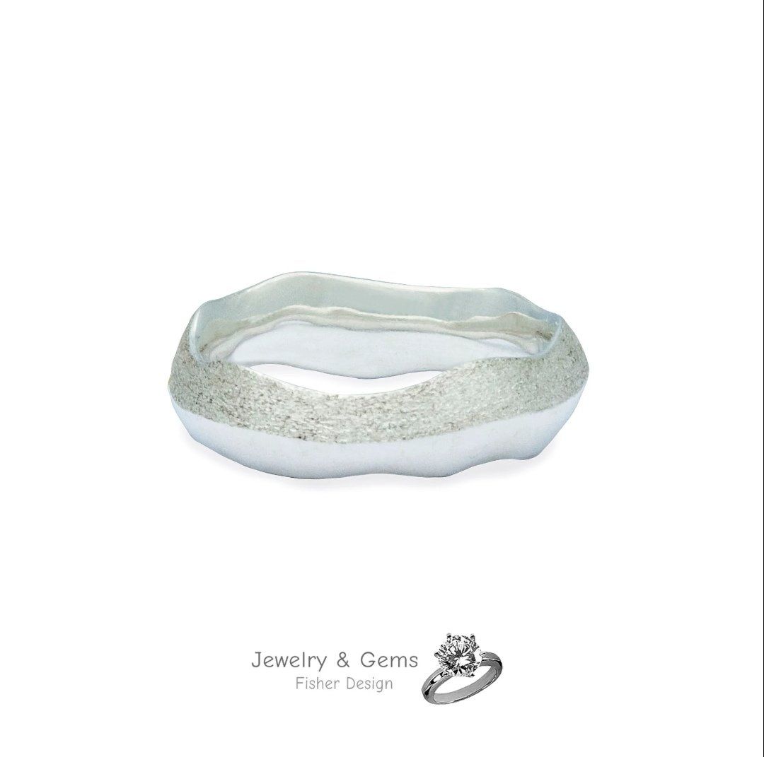 Ringe: Silberring "Welle" – Neu und originalverpackt aus Zürich von GOS08 2