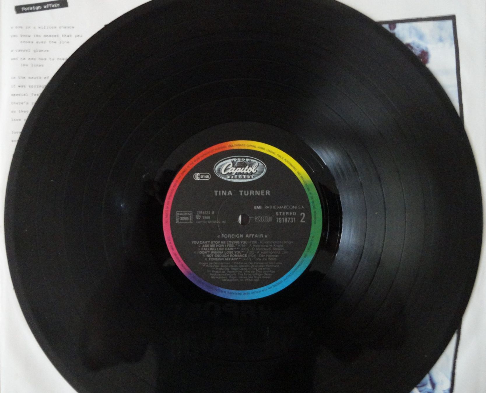 Dischi in vinile: TINA TURNER - Foreign Affair – Usato da Neftenbach venduto da Verk13 4