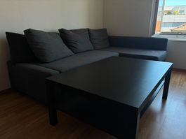 Couchtisch LACK IKEA schwarz 2 Ebenen guter Zustand