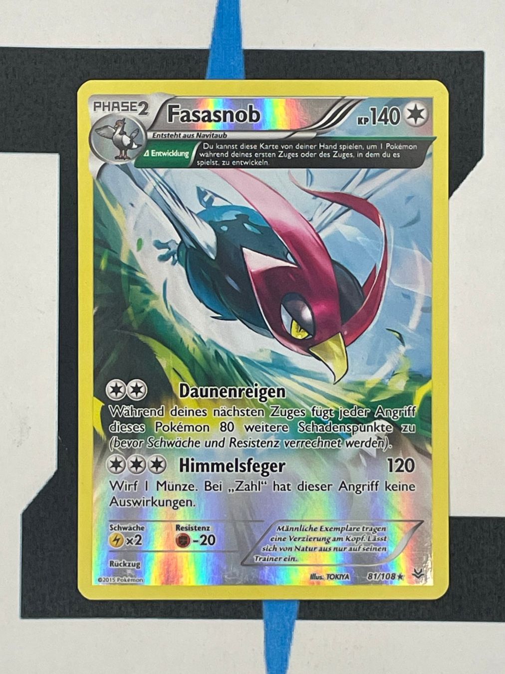 Pokémon Carte collezionabili: Fasasnob ROS 081 DE Good – Usato da Basel venduto da Zadoys