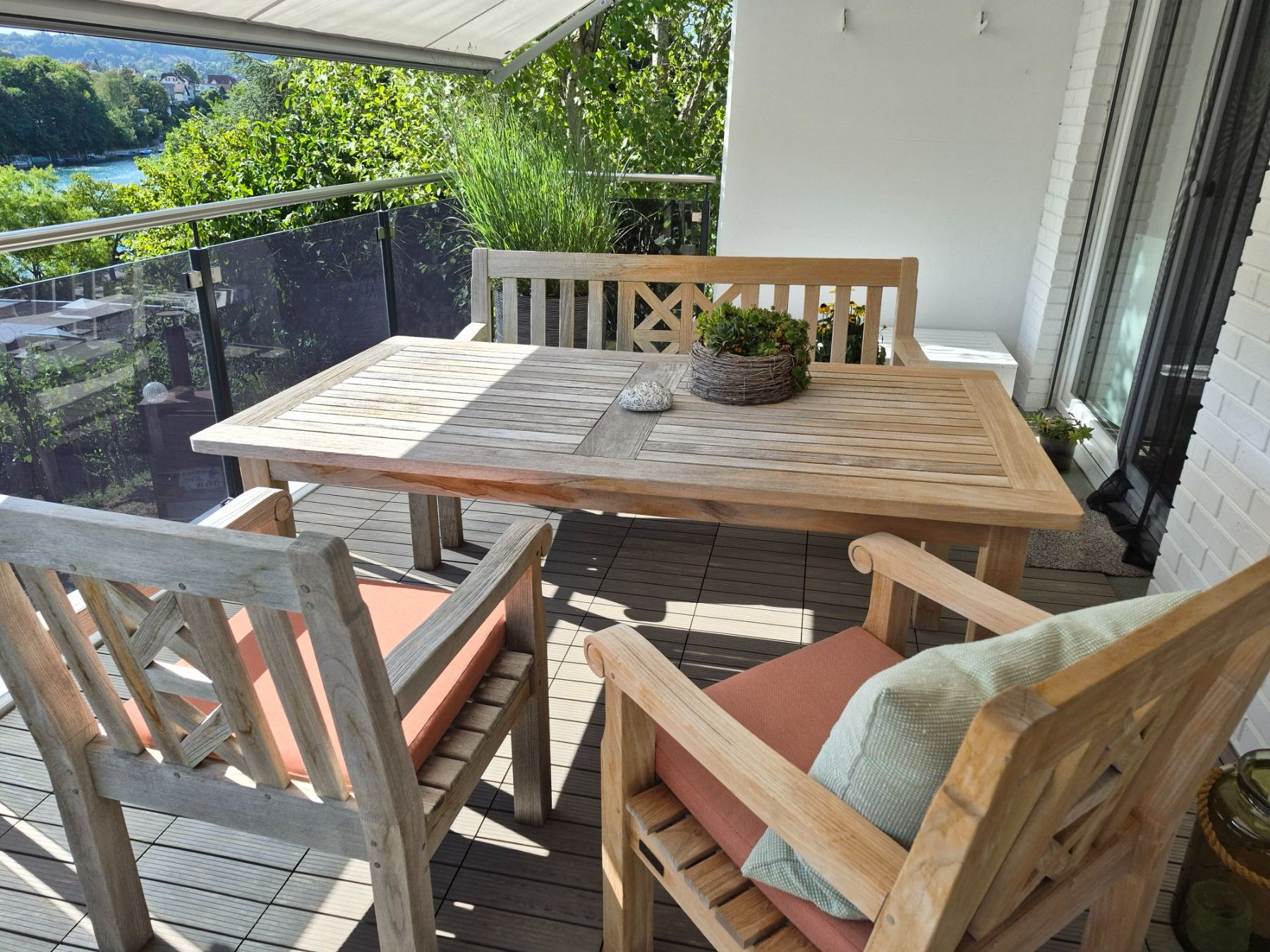 Garpa Tischset: Garpa Teak Gartenmöbel Set massiv – Gebraucht aus Schaffhausen von ora_fpw6