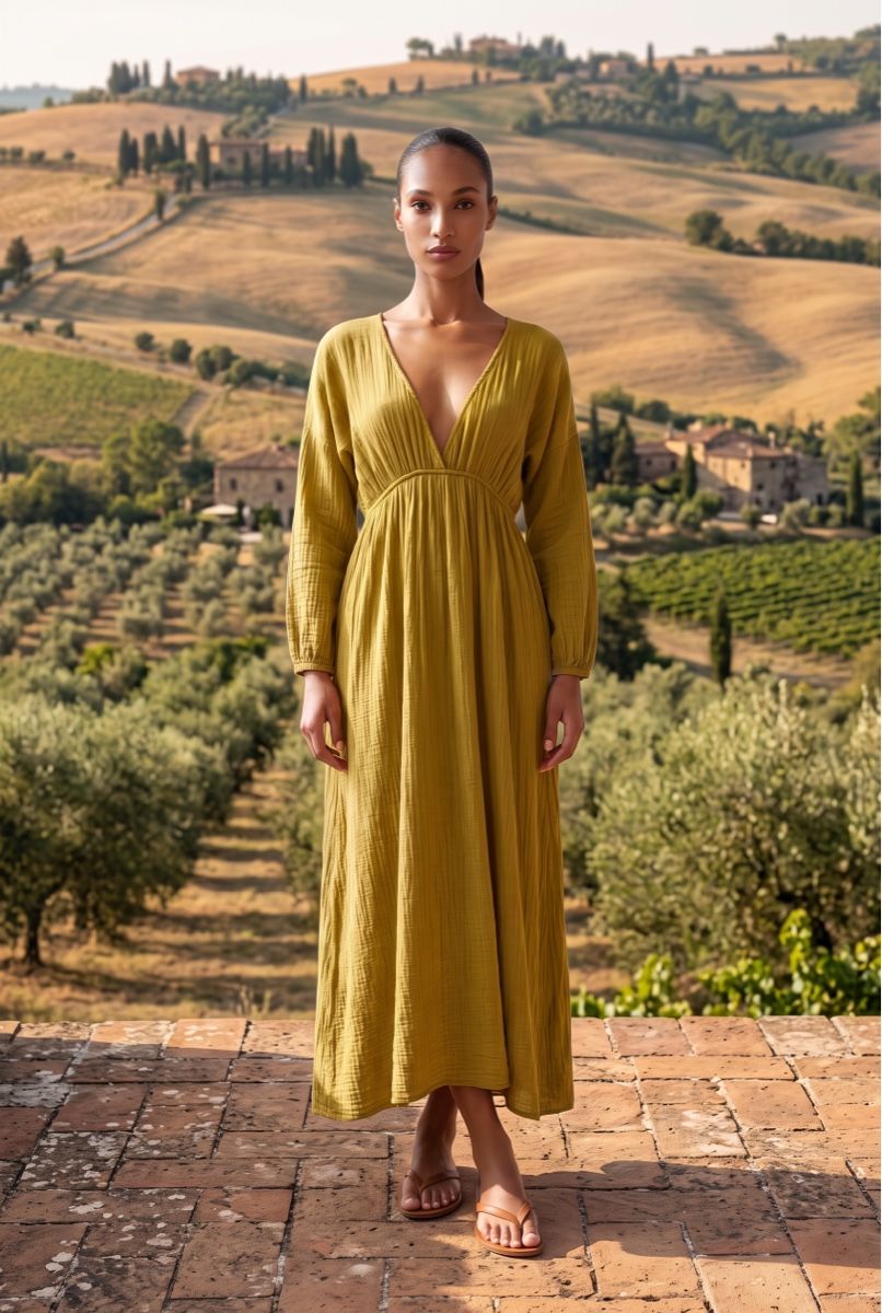 Vestiti: Kleid BLANCA, ONE SIZE gelb  – Usato da Stettlen venduto da Beauty-19 7