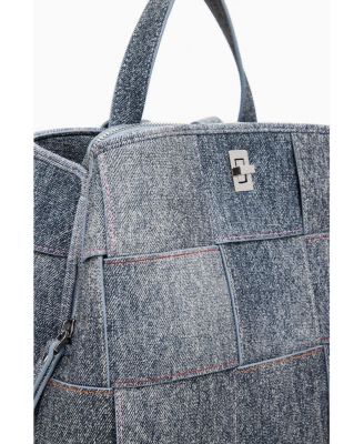 Desigual Zaini: Desigual Yoko Backpack Denim Raw Braided – Nuovo e nell'imballaggio originale da Frauenfeld venduto da Vanityroom 4
