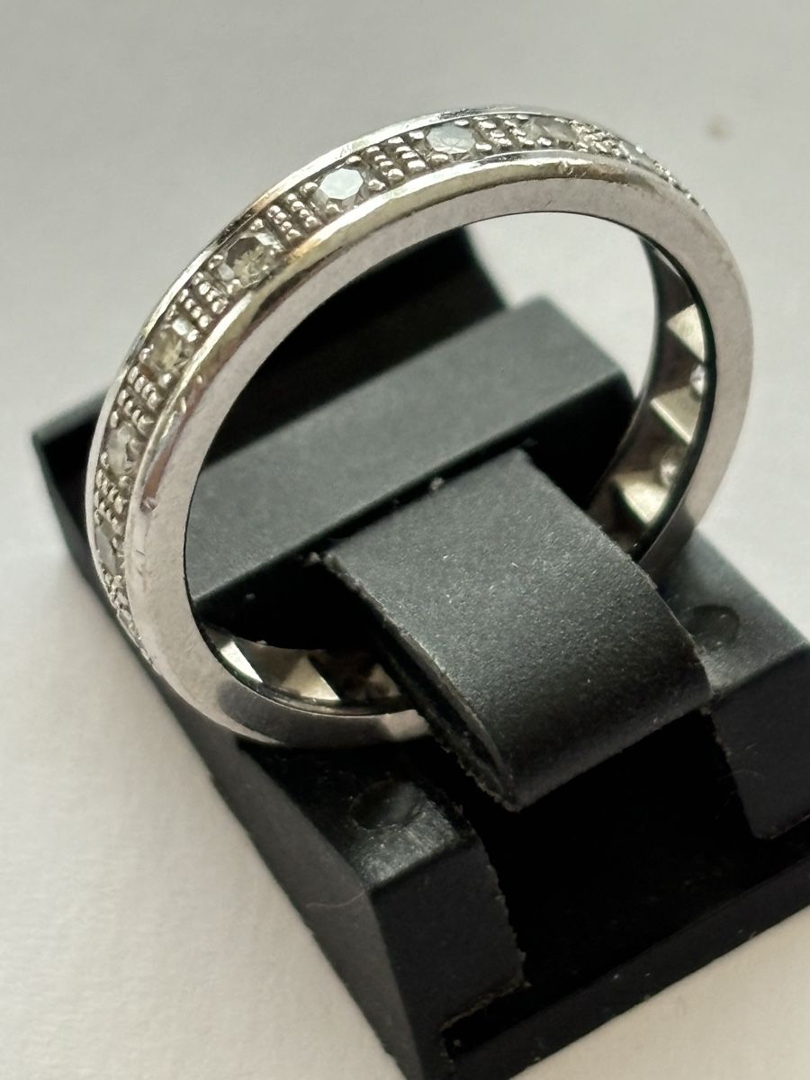 Anelli: Alliance Ring Weissgold 18 Karat – Usato da Langnau am Albis venduto da flusspflege 2