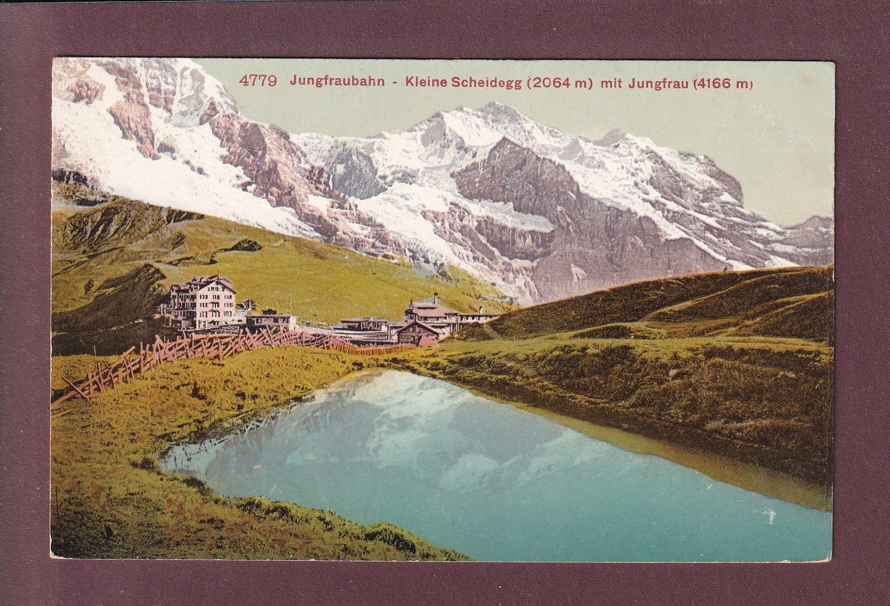 Cartoline postali: Jungfraubahn - KLEINE SCHEIDEGG – Usato da Pully venduto da nicecards