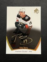 Troy Terry 2021 SP Authentic Auto Anaheim Ducks