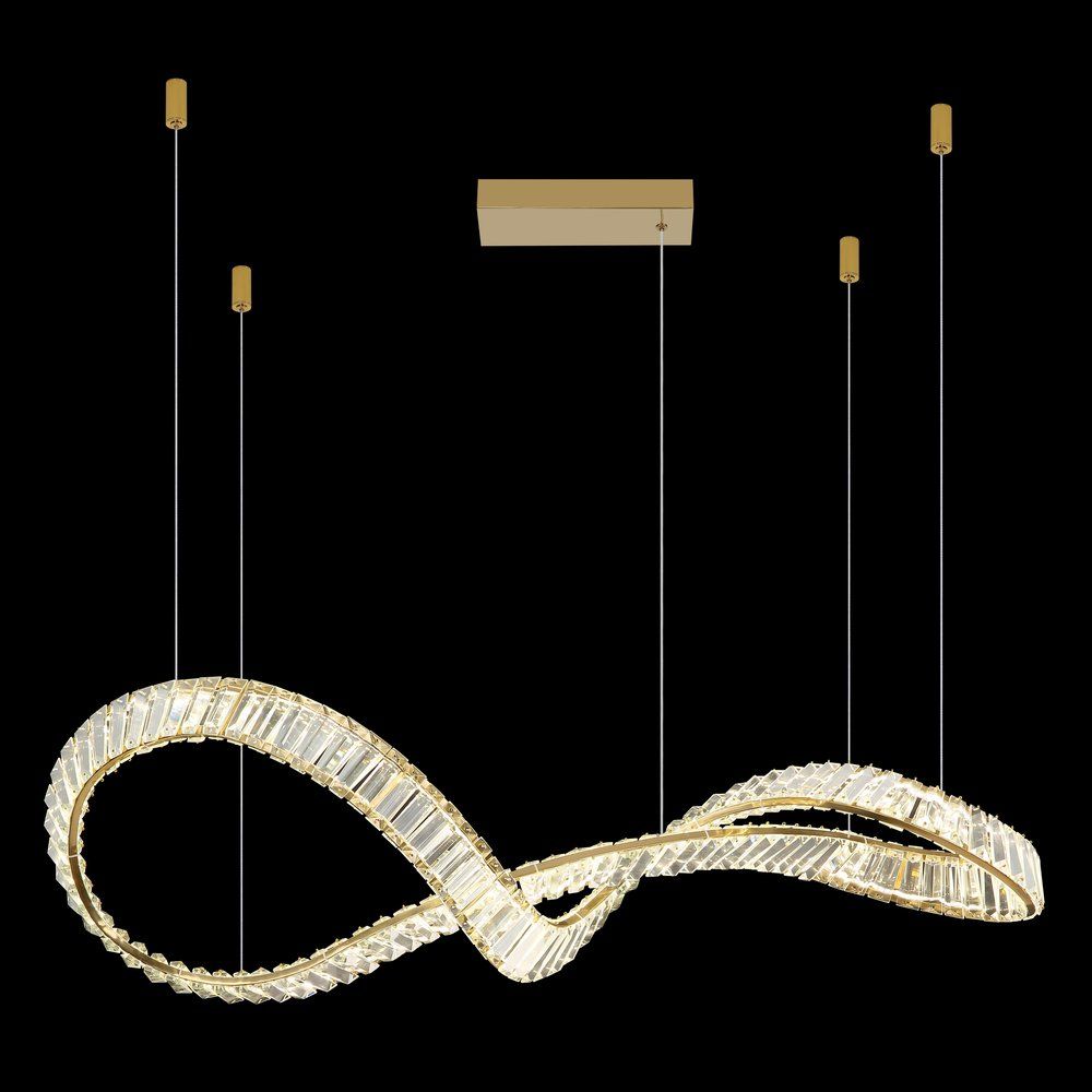 Lampadari & plafoniere: LED Pendelleuchte, Gold, 110 cm x 33 cm – Nuovo (secondo la descrizione) da Kreuzlingen venduto da Smart-Light 4