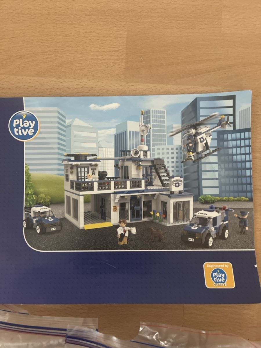 Kit di costruzioni: Playtive Polizei-Station Bausteine Set neuwertig – Usato da Domat/Ems venduto da anomis86