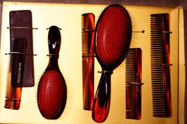 Haarbürste und Kamm Set aus den 50er