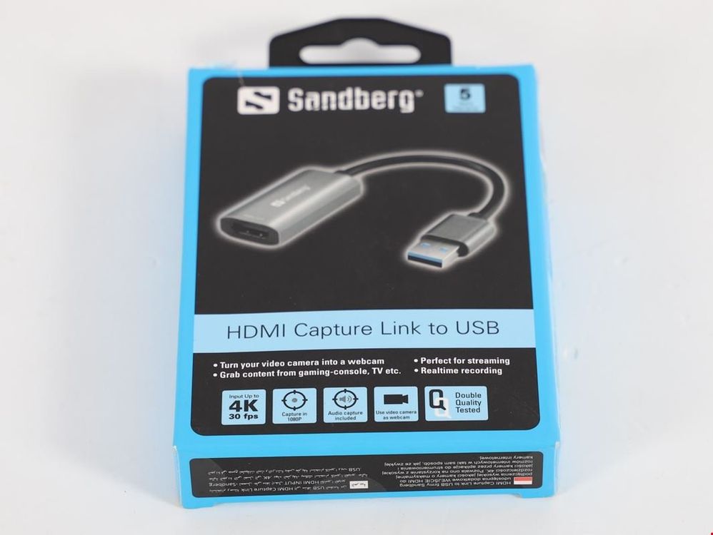 Sandberg HDMI Capture Link zu USB-C (Gebraucht) in Lausen für CHF 2