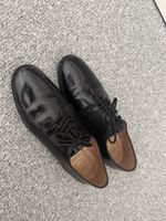 Almost New B&B Black Leather Shoes - Size 36