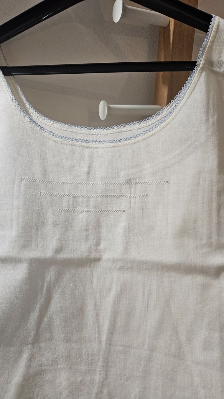 Negligees & Pyjamas: Vecchia camicia da notte in cotone bianco tg.42 – Gebraucht aus Melano von H-Sara 2