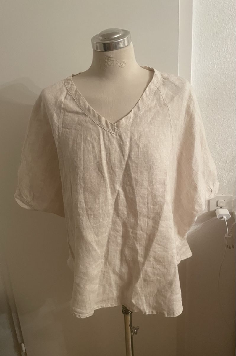 T-shirt: Leinen Shirt S – Usato da Schaffhausen venduto da marakesch41