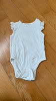 Weisser Body Gr. 74 mit Ärmelrüschen