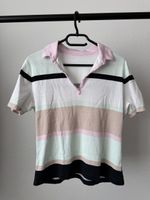 PASTEL STRIPED POLO SHIRT👕