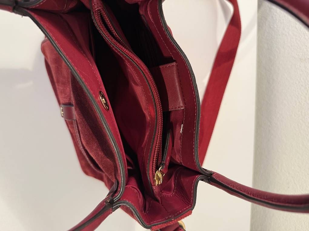 Borse da donna: Handtasche rötlich Leder MISAKI – Usato da Basel venduto da zuerich2005 2