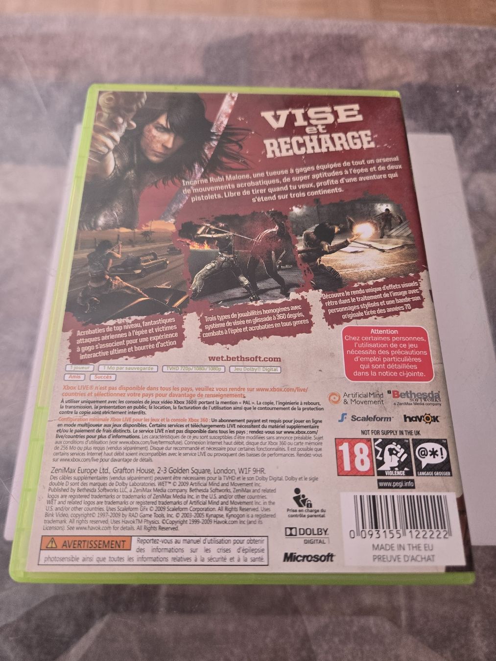 Giochi: Wet Xbox 360 – Usato da Bussigny venduto da Kfdlt 1
