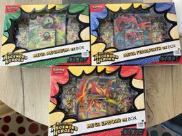 Ascended Heroes Art Set BOX Mega Feraligatr Meganium Emboar