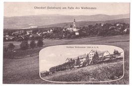 AK Oberdorf SO, Weissenstein Kurhaus 2-Bild, 1925
