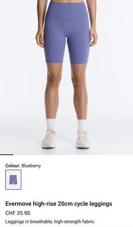 Oysho Sport cycle leggings light blue size M
