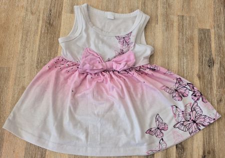 Kleid mit Bolero Schmetterlinge Rosa Grösse 62/68