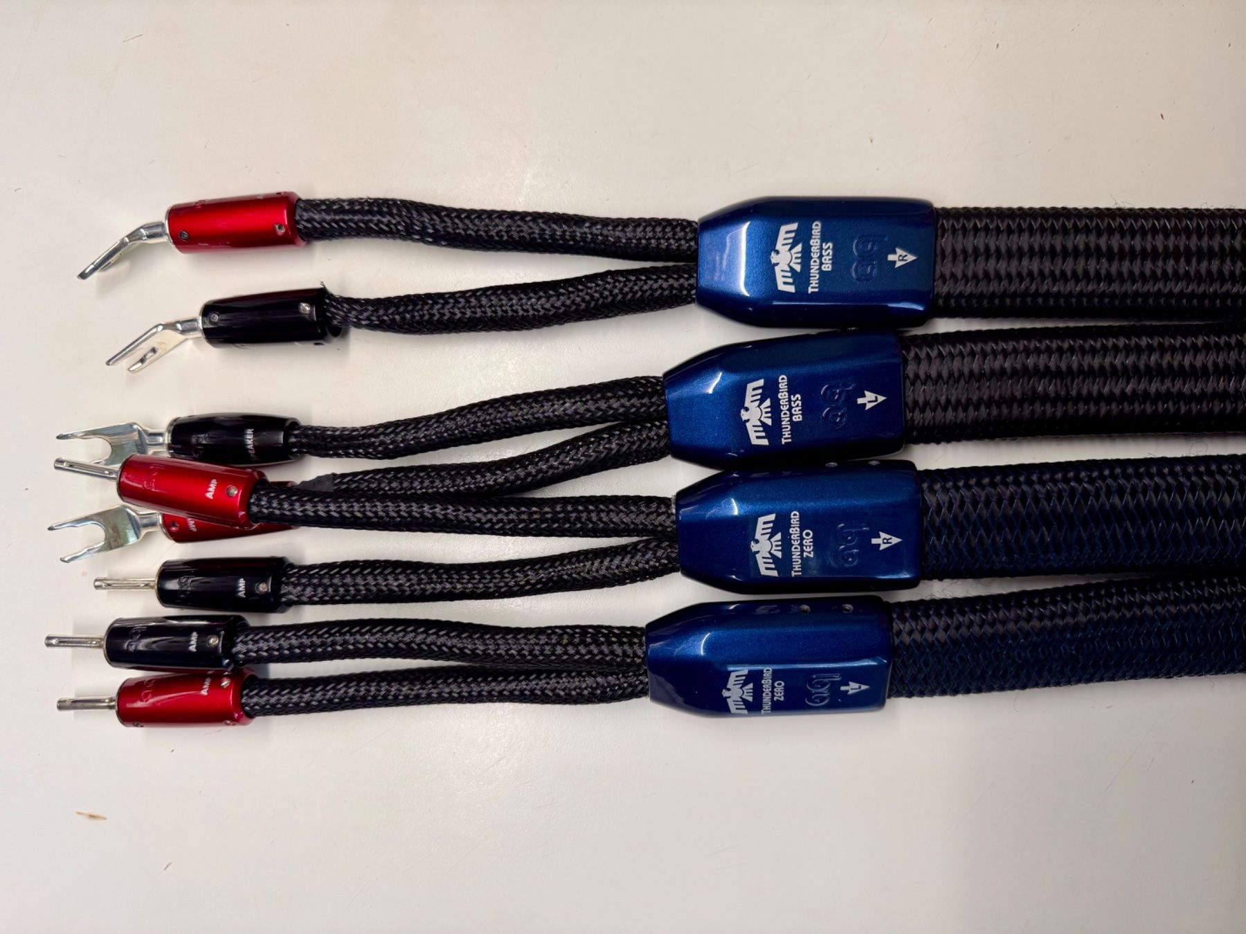 AudioQuest Kabel: AudioQuest Thunderbird ZERO + BASS Bi-Wi Lautsprecher Kabel – Neu (gemäss Beschreibung) aus Wilen b. Wollerau von Bene51 3