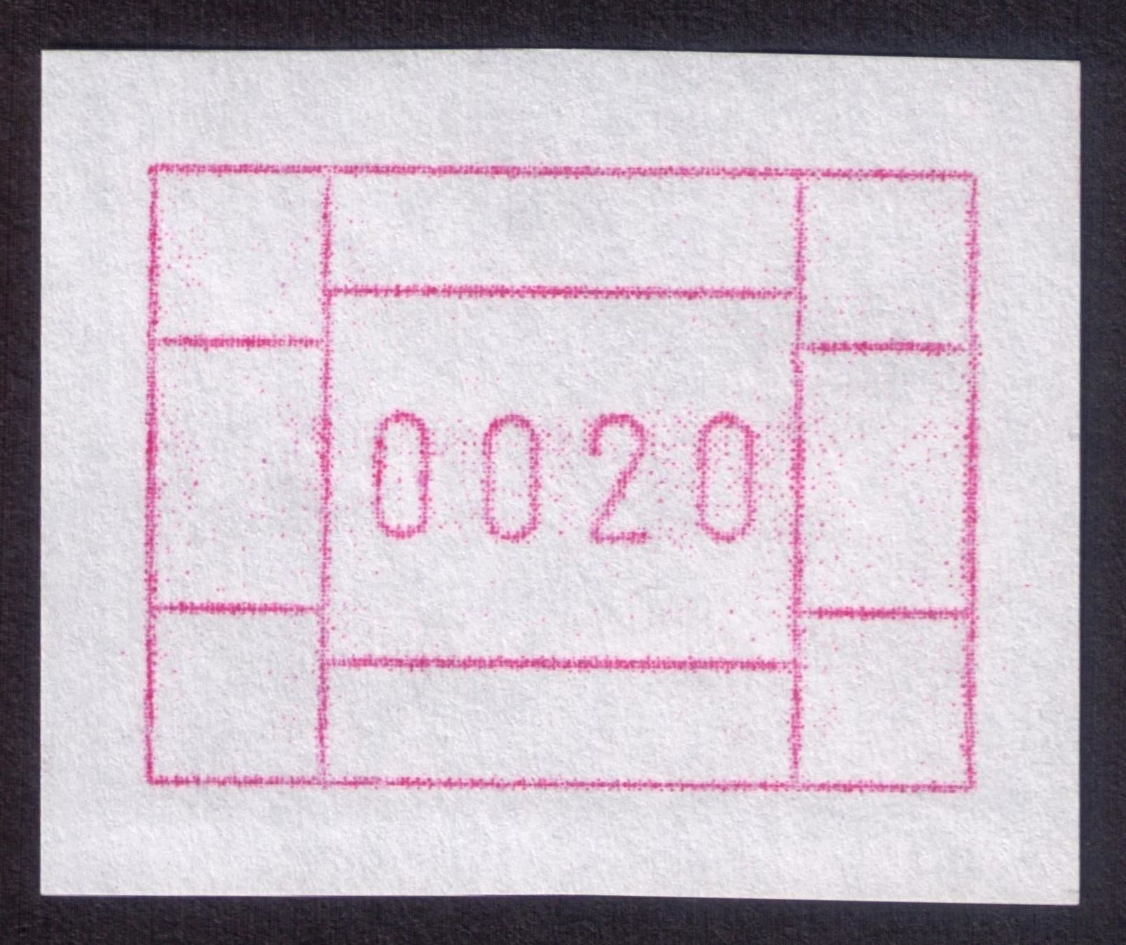 Tutti i francobolli: ATM SPECIMEN_ROT_FARBBAND lll_Neuentdeckung !! ** – Nuovo (secondo la descrizione) da Marthalen venduto da Ch_quality