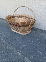 Korb / Blumenkorb geflochten antik/vintage