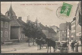 Carte P de 1913 ( Le Locle / La Grande Rue / Hôtel de Ville)