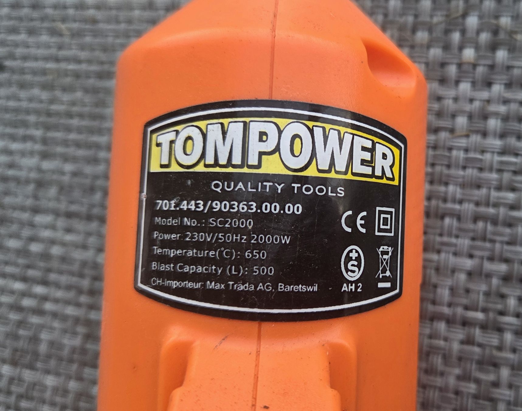 Tutti gli attrezzi: Tompower Unkrautvernichter – Usato da Beinwil am See venduto da gabipetrovay 1