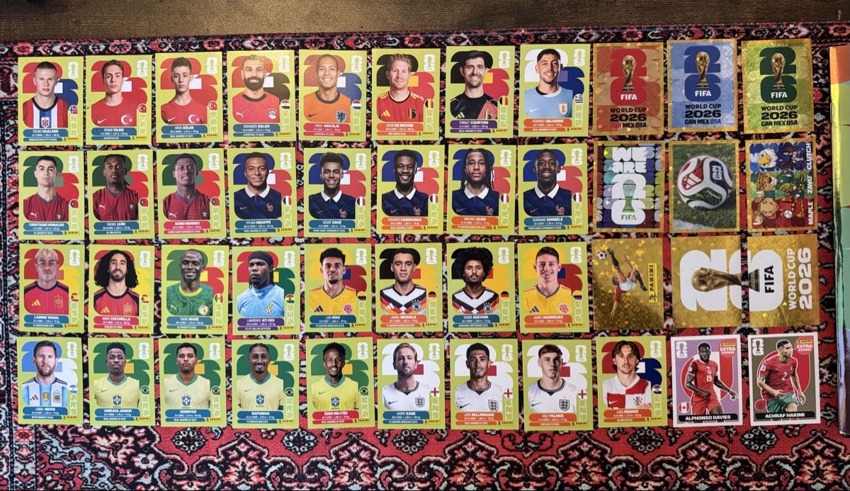 Panini Carte collezionabili: 44x WORLD CUP 2026 Panini Stickers – Nuovo e nell'imballaggio originale da Oensingen venduto da custom_lenkraeder