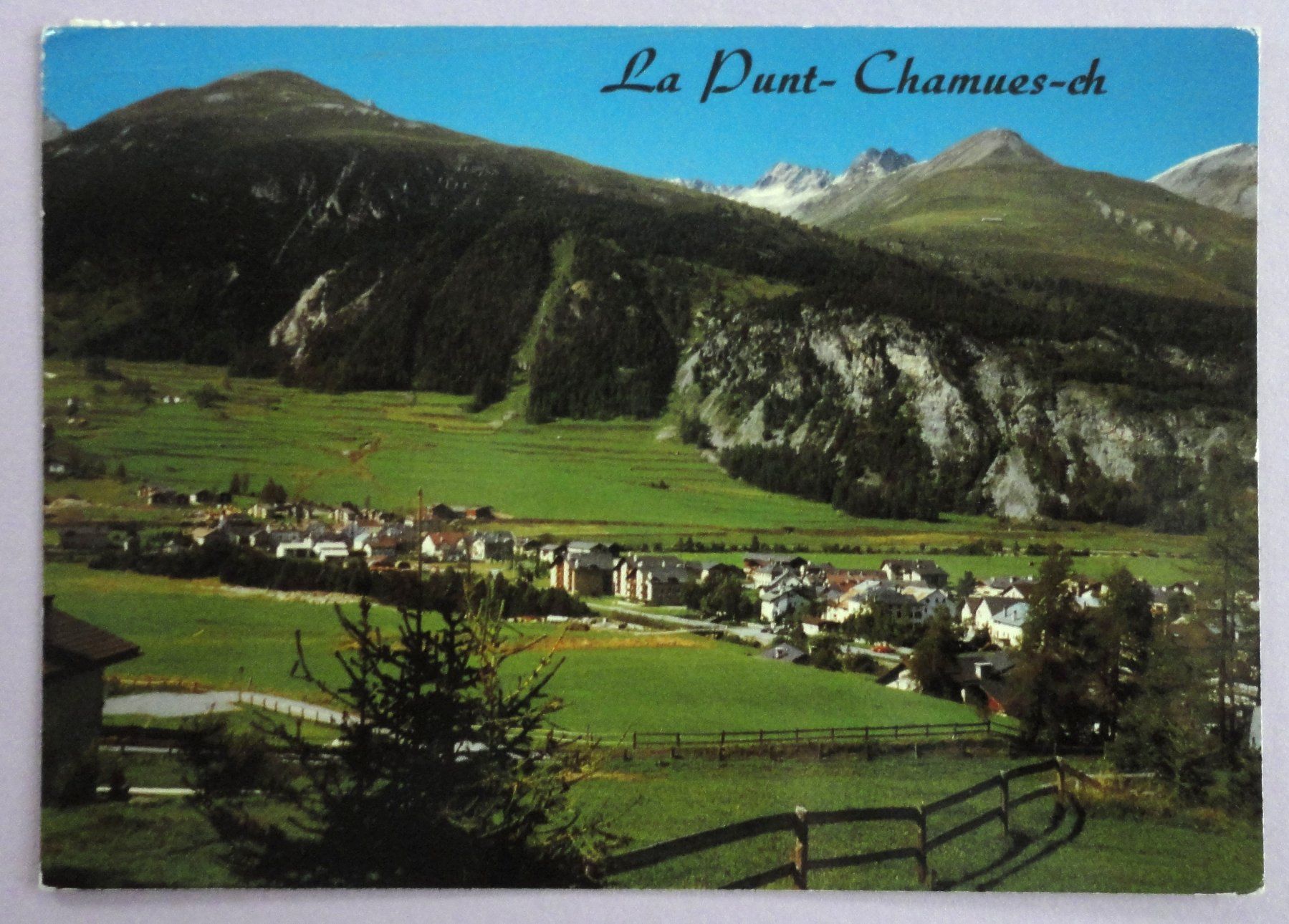 Cartoline postali: La Punt-Chamues-ch, Engadin – Usato da Fétigny venduto da Billy2miny