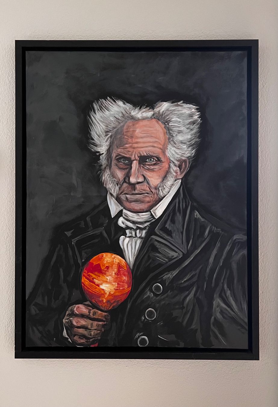 Foto & Immagini: Bild Arthur Schopenhauer, ca.60x80cm, Akryl + Leinwand – Nuovo (secondo la descrizione) da Oberwil BL venduto da AnnaFriedrich