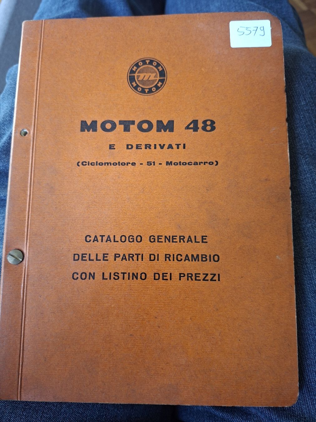 Motom Tutti i ricambio per moto: Motom 48 e derivati catalogo générale del  1958 oldtimer  – Usato da lausanne venduto da Nicolier0