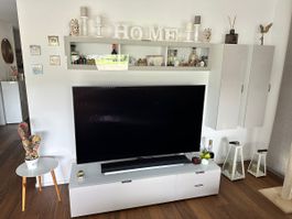 Hängeschränke Weiss Matt 2er Set mit Glastüren – Sehr schöne